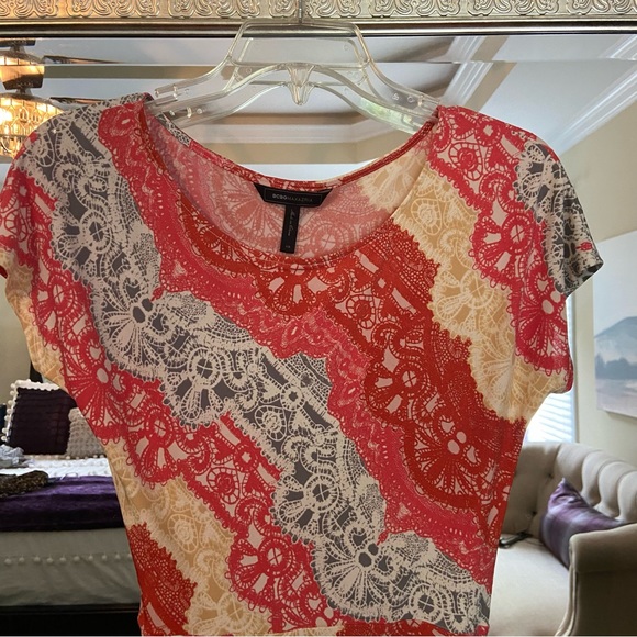 • BCBG • printed a line dress - Picture 2 of 6